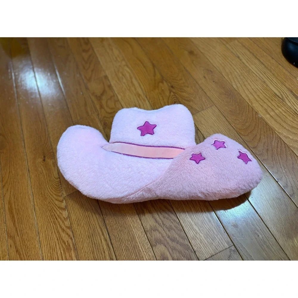 Mimicoco Pink Cowgirl Hat Plush Snug Bud Infused Super‎ Soft Warming Rodeo Star